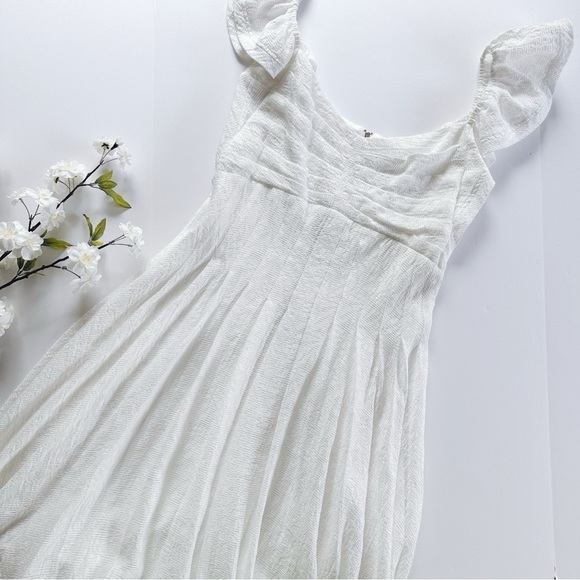 NEW Ramy Brook Bria Dress White Springtime Burnout Size 12 - Picture 6 of 13